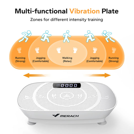 Vibration Plate Exercise Machine, Whole Body Workout, Power Vibrate Fitness Platform, Weight Loss & Shaping