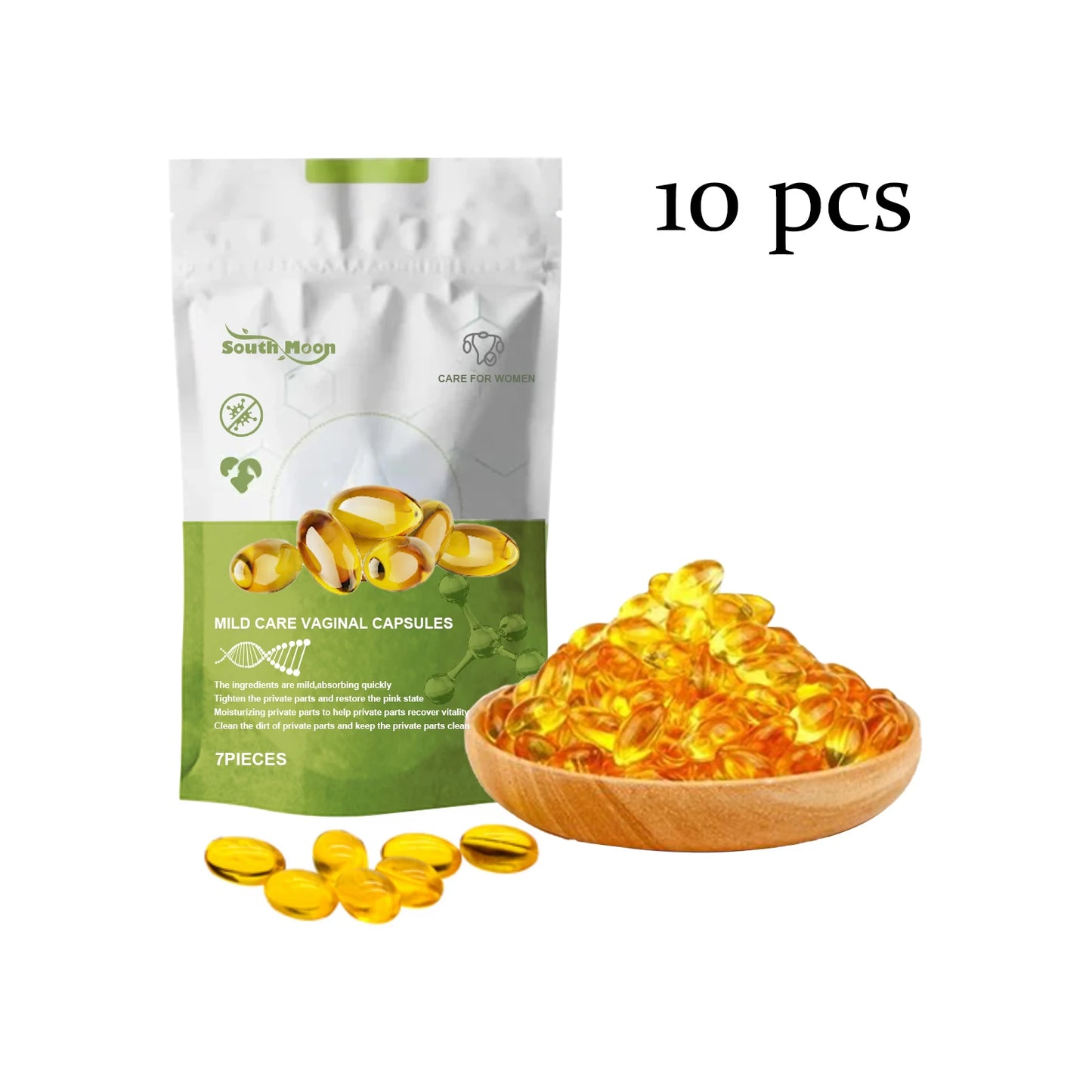 Women Vaginal Care Capsules Relief Private Discomfort and Itching Tightening Reduce Dryness