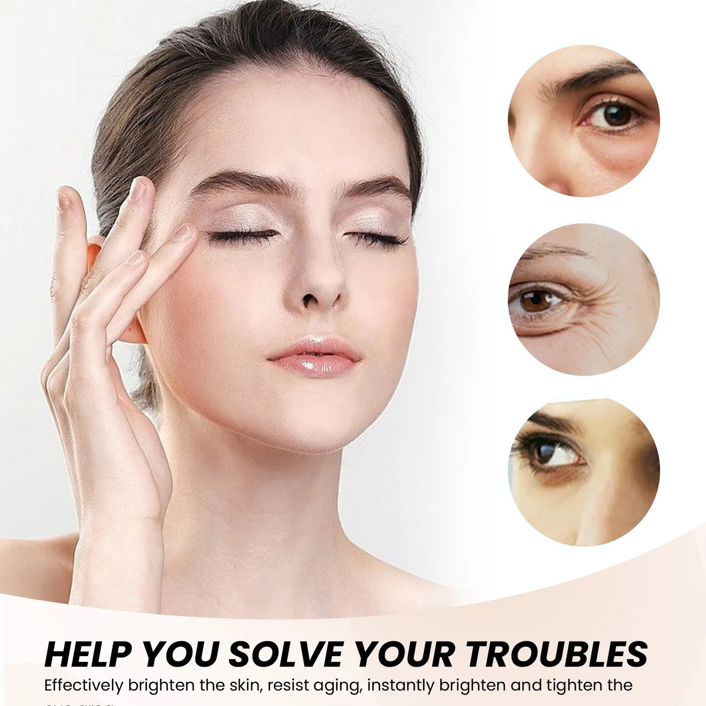West Month Anti-aging Eye Cream, Fade Fine Lines, Reduce Under Eye Bags, Remove Dark Circles, Hydrating, Firming, Lifting