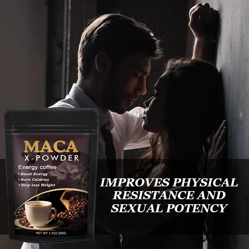 BEWORTHS 50G, Maca Root, Coffee, Energy Supplement, Supports Athletic Performance, Builds Muscle and Strengthens