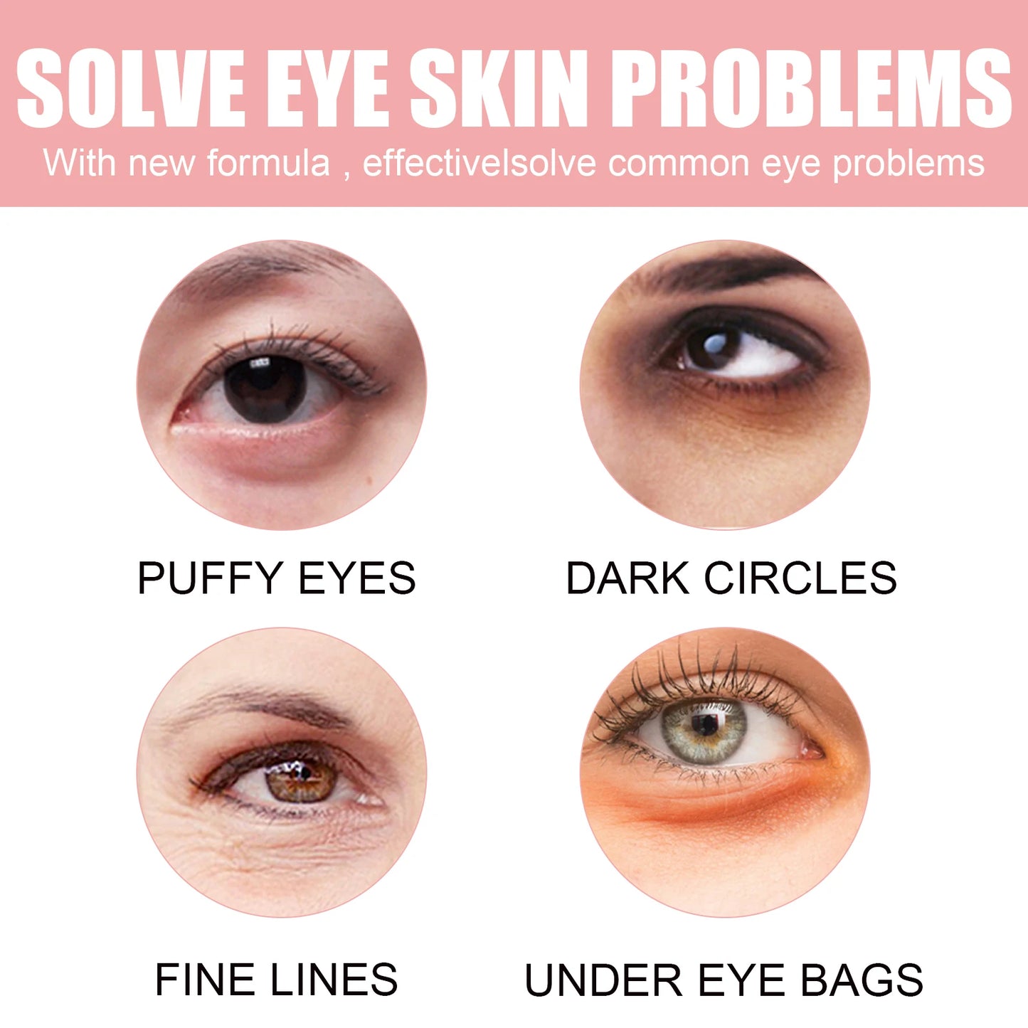 60pcs Rose Eye Mask Fades Fine Lines, Eye Bags, Dark Circles, Moisturizing, Firming Eye Patch, Eye Mask