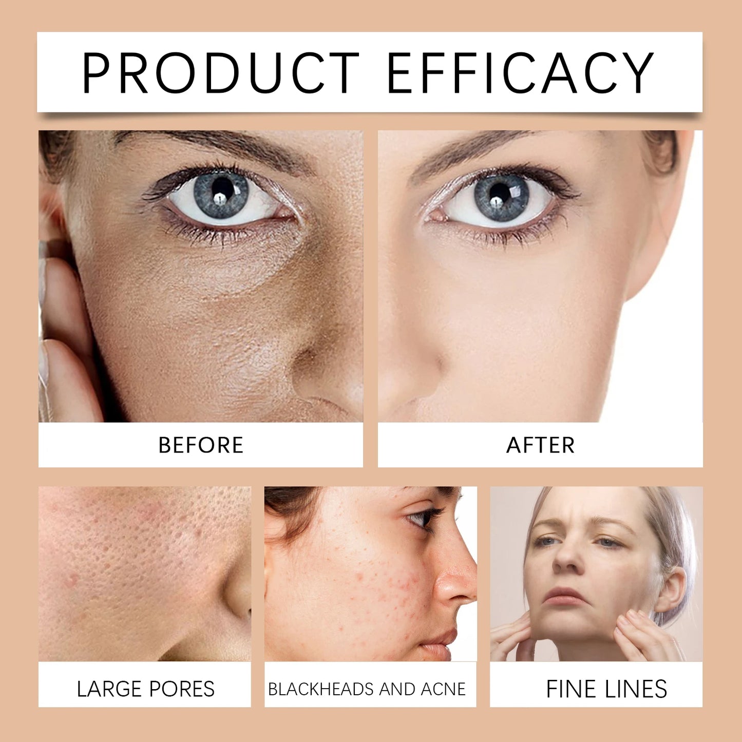 Collagen Peeling Mask, Facial Skin Care, Brightening Skin, Moisturizing, Hydrating and Reducing Facial Fine Lines