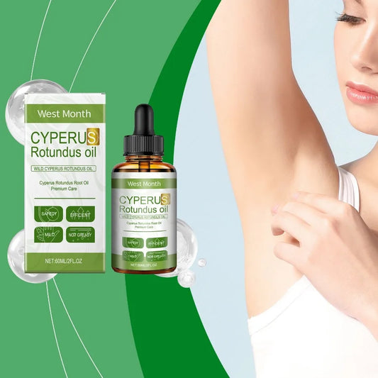 Cyperus Rotundus, Body Hair Removal Essential Oil, Gentle Care, Smooth Skin Moisturizing Oil