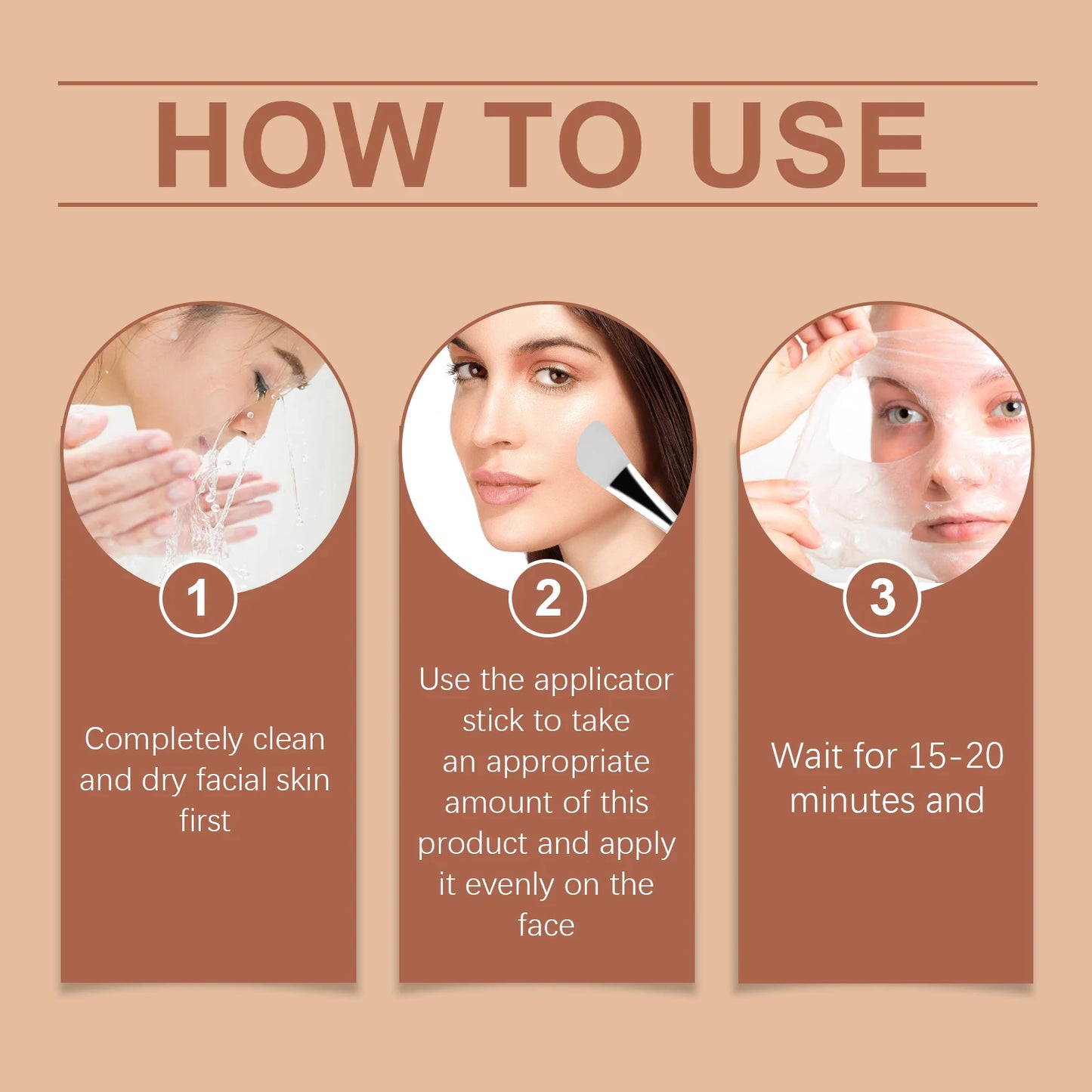 Collagen Peeling Mask, Facial Skin Care, Brightening Skin, Moisturizing, Hydrating and Reducing Facial Fine Lines