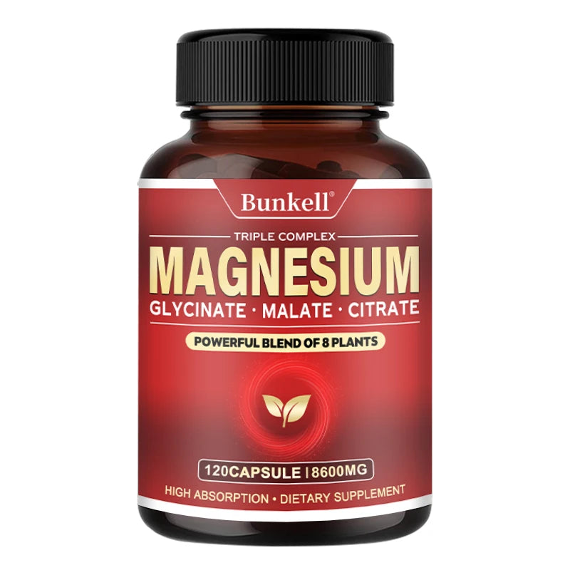 Magnesium Supplement - Promotes Proper Muscle, Heart, and Bone Support, Cardiovascular Function, Nutrient Metabolism