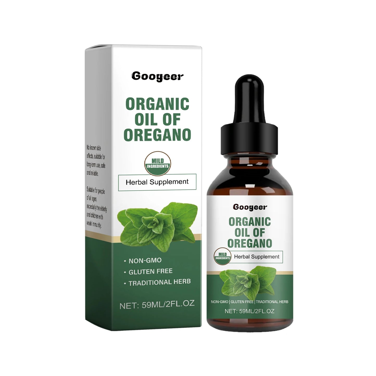 59ml Herbal Supplement Drops, Natural Oregano Oil, Improve Immunity, Digestion