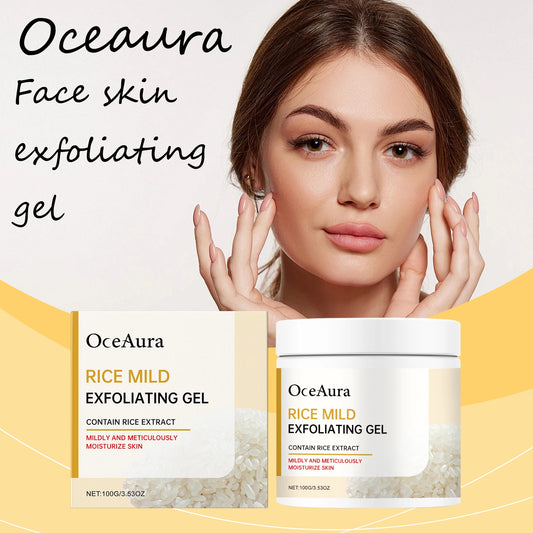 Rice Extract, Face Cleaning Gel, Gentle Exfoliating, Moisturizing, Soothing, Nourishing Face Cleanser