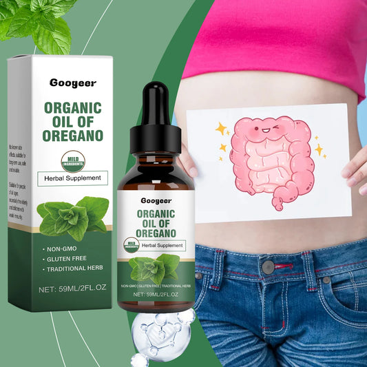 59ml Herbal Supplement Drops, Natural Oregano Oil, Improve Immunity, Digestion