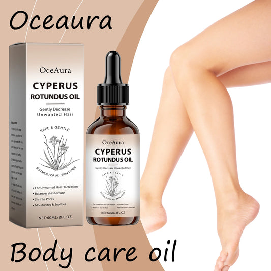 Cyperus Rotundus Essence Oil, After Hair Removal Care, Moisturizing, Pore Shrink, Prevent Hair Growth, Smoothing Body Oil