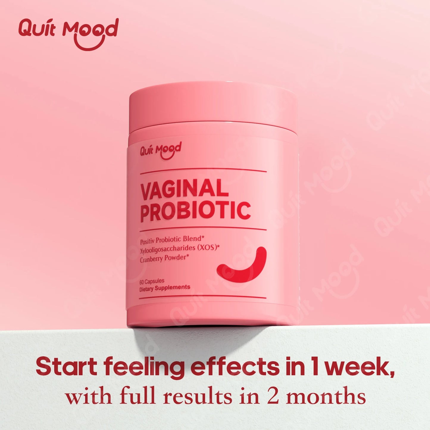 Probiotics for Women, Vaginal flora Balance with Prebiotics, Cranberry Extract, 60 capsules