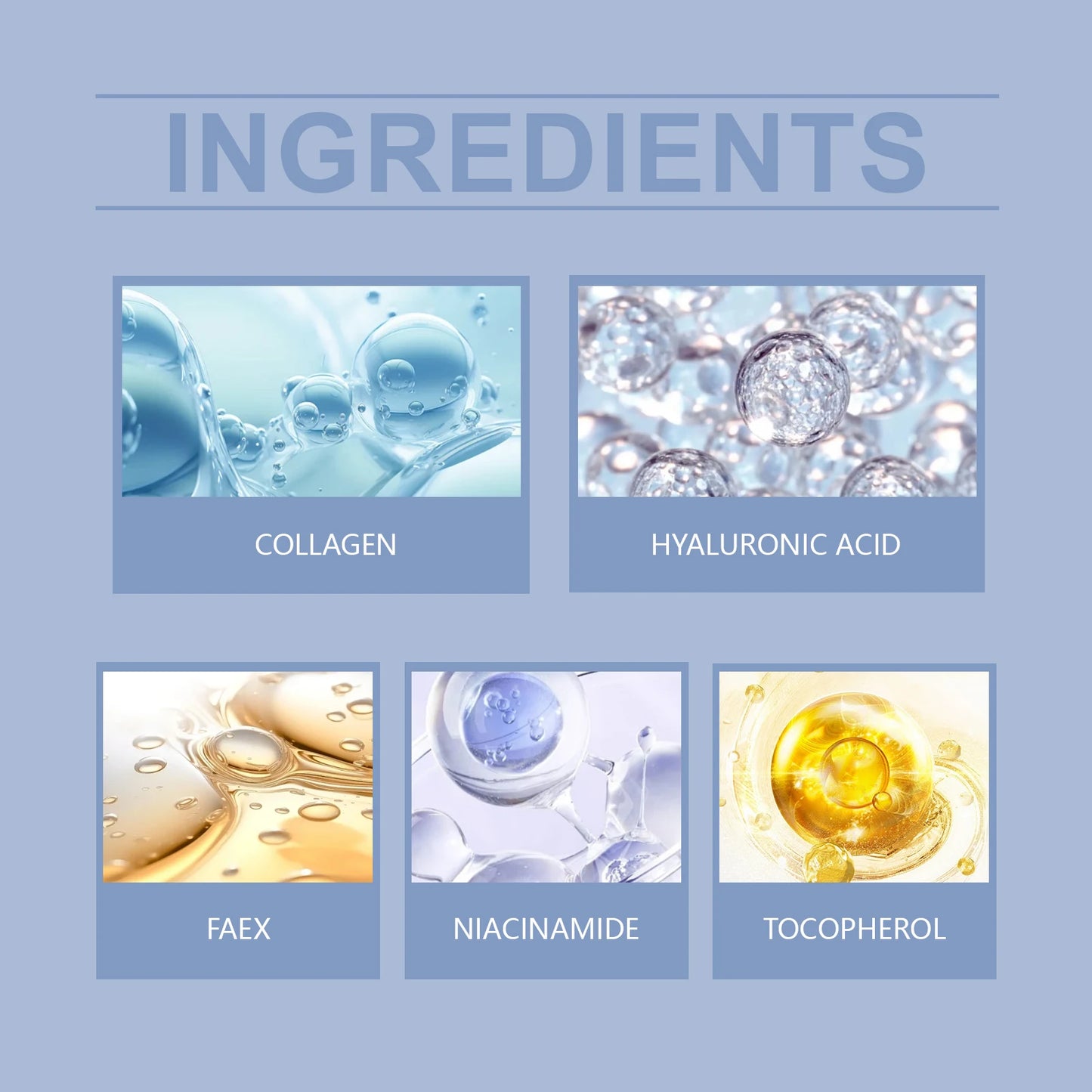 Collagen hydrating facial mask, brightens skin tone and tightens skin with hyaluronic acid moisturizing facial mask