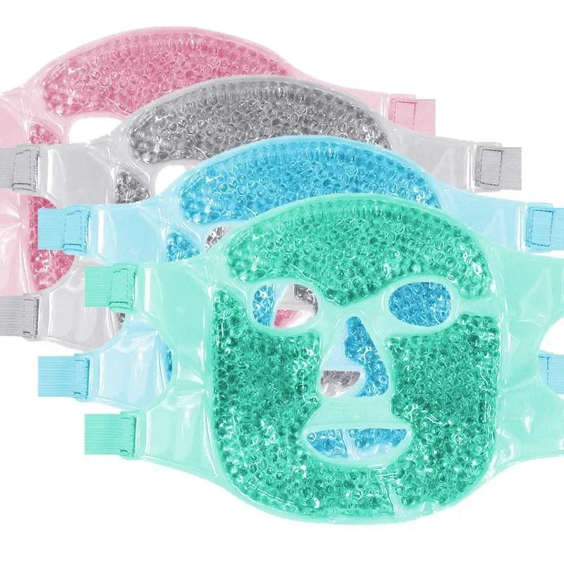 Ice Gel Face Mask, Relieve Fatigue, Skin Firming, Spa Hot Cold Therapy, Ice Pack, Cooling, Beauty Skin Care Tool